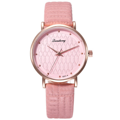 

New ladies creative mesh dial rivet scale quartz watch casual student watch female models