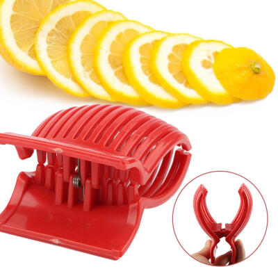 

Greensen Tomato Slicer Lemon Cutter Multi-purpose Round Fruit Cutter with Ergonomic Design Lemon Cutter Round Fruit Cutter