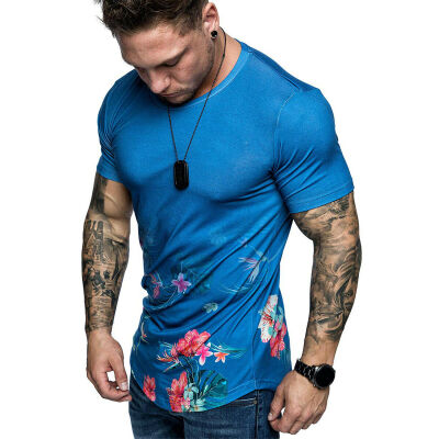 

Mens Casual Gym Summer Slim Fit Short Sleeve Muscle Tee Tops T-shirt Blouse