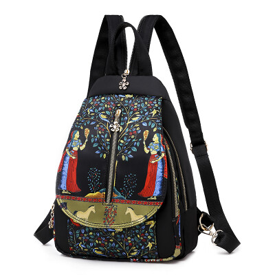 

Printed Shoulder Bag Fashion printed leisure chest bag light canvas bag women shoulders