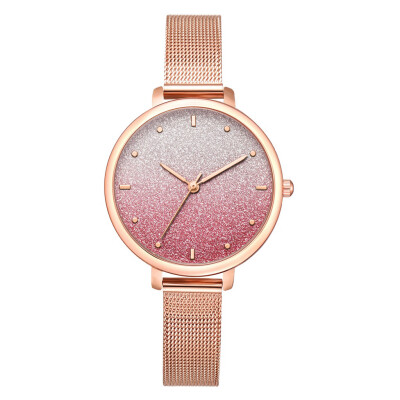 

New Fashion Women Watches Ladies Gradient Dial Creative Quartz Watch Female Clock Relogio Feminino Montre Femme Zegarek Damski