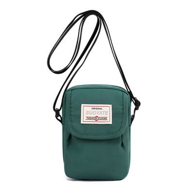 

Leisure mobile phone bag summer&autumn mini messenger bag Joker canvas mobile phone coin purse nylon shoulder bag