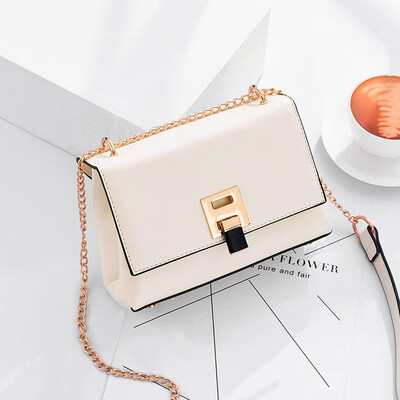 

Summer womens new fashion Korean version of the fashion chain bag single shoulder slanted bag lady square bag