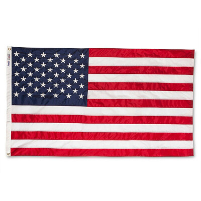 

Double Sided Printed Polyester American Flag Grommets Fade Resistant USA Flags And Banners