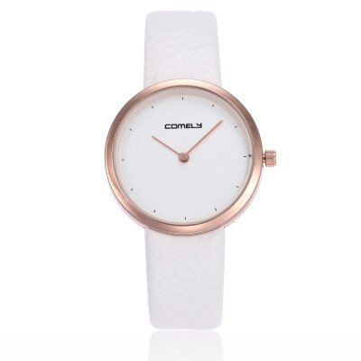 

Simple Japanese movement ladies watch leather quartz watch