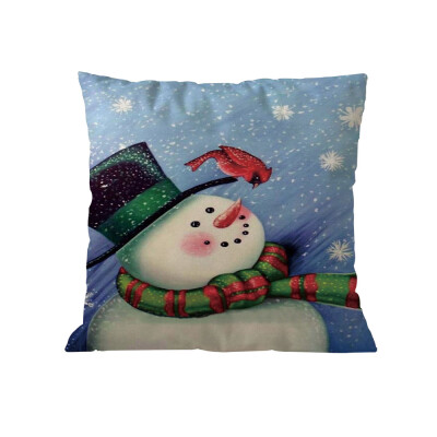 

Tailored Christmas Cotton Soft Pillow Case Sofa Waist Throw Cushion Cover Home Decor