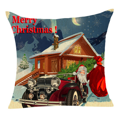 

Siaonvr Christmas Pillow Cover Decor Pillow Case Sofa Waist Throw Cushion Cover