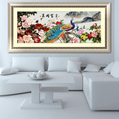 

5D DIY Diamond Embroidery Painting Cross Stitch Flower Peacock Home Decor