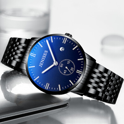 

New fashion Korean version of the non - mechanical watch mens thin student waterproof simple quartz watch mens watch