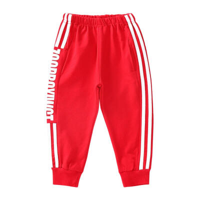 

Kids Boy Sports Pants Cotton Sweatpants Spring Autumn Loose Casual Trousers