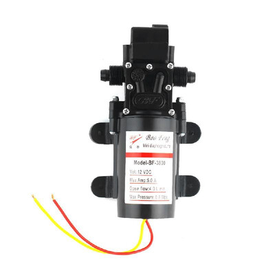 

DC 12V 60W Motor High Pressure Water Diaphragm Self Priming Pump 40LMin Educational Equipment for CaravanRVBoatMarine Boat