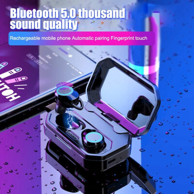 

Bluetooth 50 Sports Waterproof Ear Wireless Headset Earbuds Touch Stereo Ps3