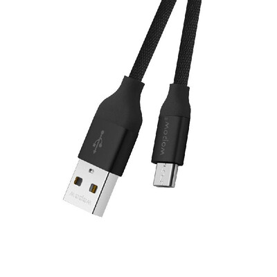 

WOPOW Android Cloth Weave Cable USB Cable Charging Transmission Two-in-one Cable LC908 Purple 1m 5pcs