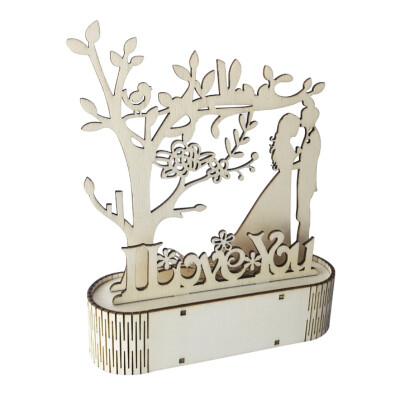 

New Hot LED Wedding Sign Chocolate Tree Drawer Cabinet Display Stand Wooden DIY Jewelry Party Decoration Festival Ornament Gifts