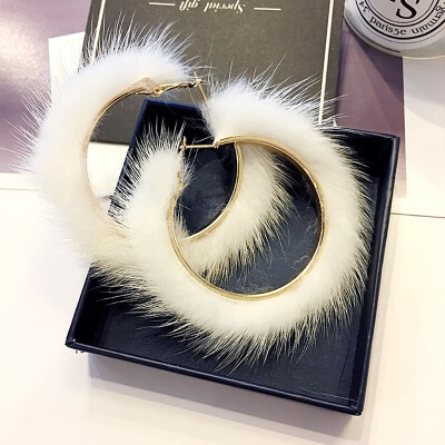 

Mane earrings fashion wild earrings personality hipster earrings exaggerated white earrings temperament earrings ladies trend earr
