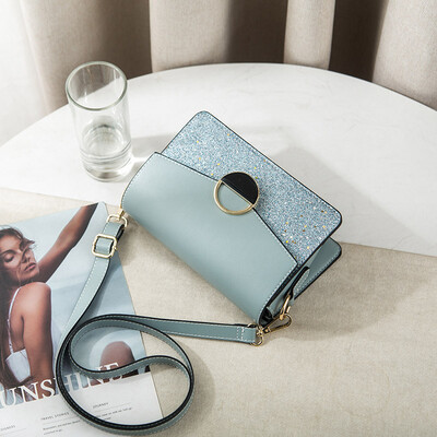 

In summer ins super-hot girls Korean version of one-shoulder oblique bag is fashionable with studentsoblique stride