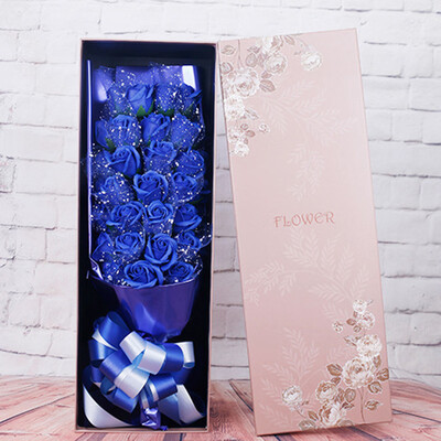 

Gobestart Soap Rose Flower Jewelry Storage Gifts Box Valentines Mothers Day Gift 33PcsBox