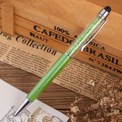

Siaonvr Creative Crystal Metal Pen Rotary Ballpoint Pen Pen Pen Hotel Gift PenC