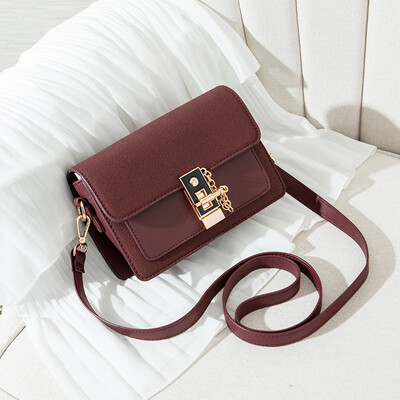 

Grinded small lady bag Chao small square bag fashion Korean version single shoulder chain Baitao oblique Bag ins