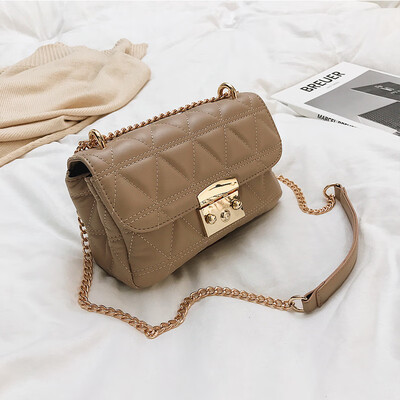 

Small fragrance bag female 2019 new wave Korean version of the fashion casual rhombic wild chain shoulder slung small square bag