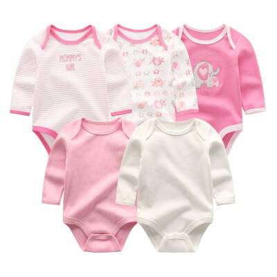 

Kiddiezoom Unicorn Baby Clothing Sets 5Pcs Rompers Babywear Bodysuits Baby Boys Clothes Newborn 0-12M Cotton Baby Girls Clothes