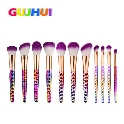 

Toponeto 11PCS Make Up Foundation Eyebrow Eyeliner Blush Cosmetic Concealer Brushes