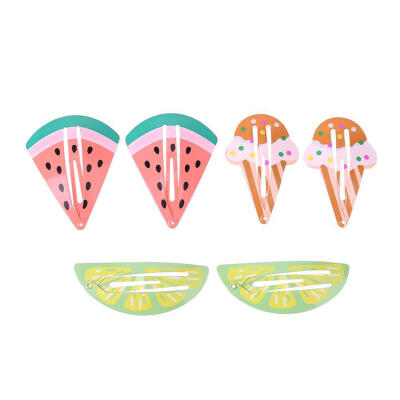 

6pcsSet Kids Girls Party Gifts Cartoon Cute Hair Clip Hairpin Styling Tool