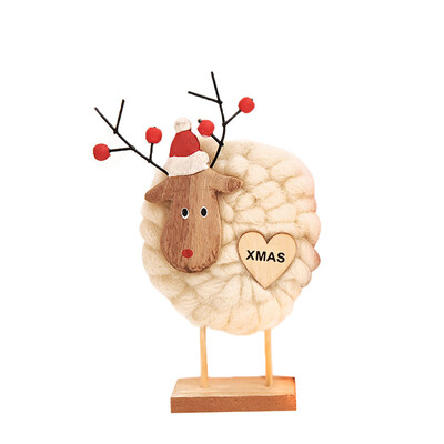 

Toponeto Wool felt Christmas Elk The Mall Ornaments Christmas home decoration
