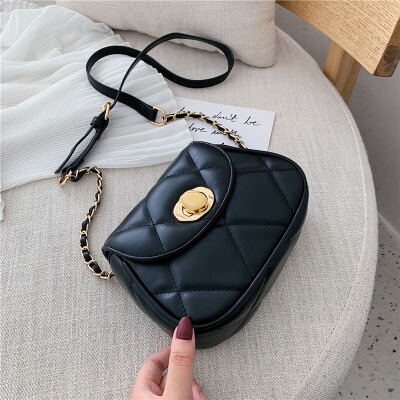 

Summer small fragrance rhombic chain bag handbag 2019 new wave Korean version of the wild one shoulder fashion Messenger bag