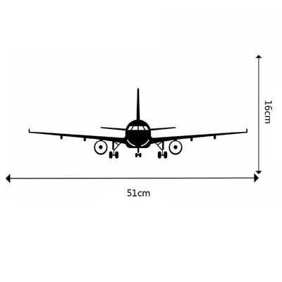 

Waterproof Self Adhesive Airplane Pattern Decorative Wall Sticker TV Background Wall Cover