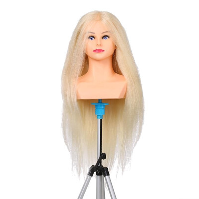 

100 Human Hair Mannequin Head For Braiding Manikin Head For Hairdresser Professional Cosmetology Dummy Head