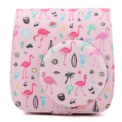 

PU Leather Camera Bag Case Portable Carrying Cam Pouch Cover with Shoulder Strap For Instax Mini 9 Mini 8 Mini 8 Instant Film Ph