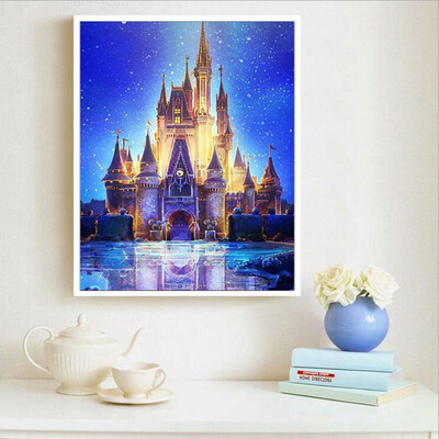 

Toponeto 5D Embroidery Paintings Rhinestone Pasted DIY Diamond Painting Cross Stitch