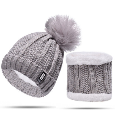 

Winter Fashion Woll Knitted Hat Charm Women Adjustable Soft Beanies Caps Outdoor Sport Hats