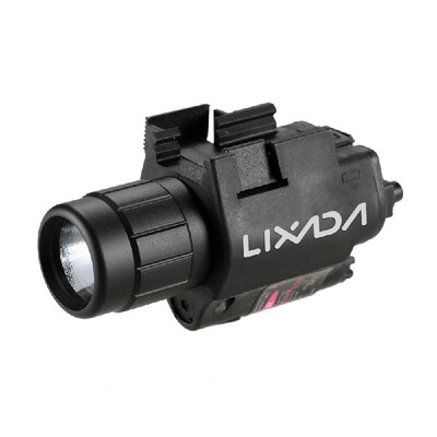 

Lixada Compact Tactical Flashlight Torch & Red Dot Sight Combo with Rail Mount for Hunting Game Outdoor