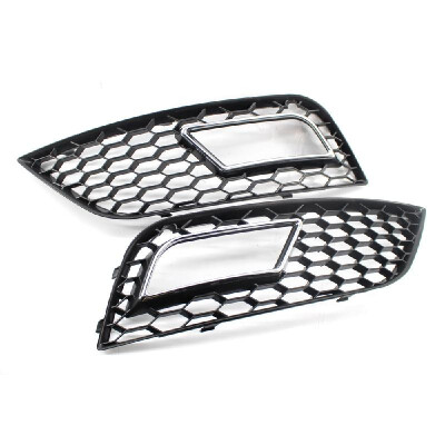 

Bumper Fog Light Cover Vent Grille Side Insert Grille Fit for Audi A4L B9 2013-2015