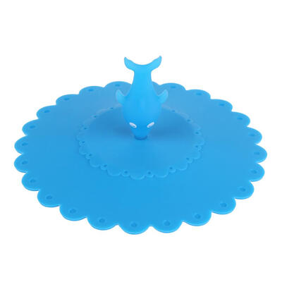 

Cartoon Sea Fish Silicone Cup Cover Dustproof Leakproof Tea Coffee Seal Lid