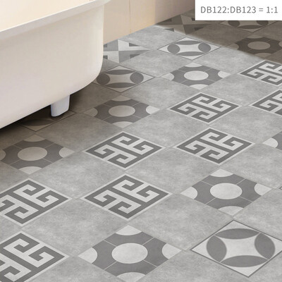 

〖Follure〗4Pcs Creative Adhesive Tile Floor Wall Decal Sticker DIY Kitchen Bathroom Decor