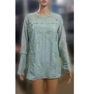 

Plus Size Women Ladies Long Sleeve Loose T Shirt Tops Summer Floral Blouse Tops