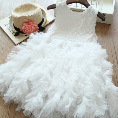 

Toddler Kids Baby Girl Sleeveless Xmas Tulle Tutu Party Pageant Princess Dresses