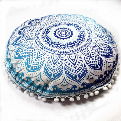 

Siaonvr Indian Mandala Pillows Round Bohemian Home Cushion Pillows Cover Case Cushions