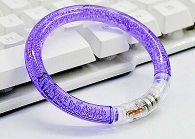 

FUNNYBUNNY Colorful LED Flash Bracelet Multicolor Bracelet Parties Weddings Birthdays Bracelet 6 bright colors