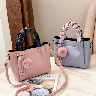 

Autumn&winter new European&American big bag fashion handbag simple handbag diagonal bag handbag