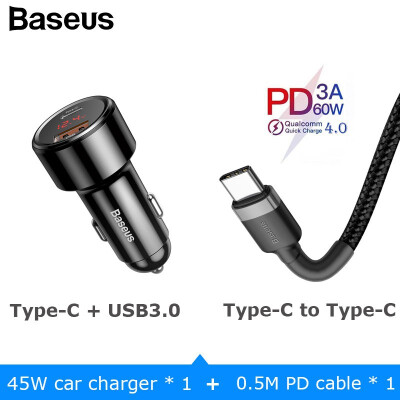 

Baseus PD 30 60W Type-c To C USB Cable for Huawei Xiaomi QC 40 quick Charging Cable for Macbook Support data transmission