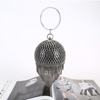 

Tailored Women Fashion Evening Handbags Party Sparkly Clutch Purse Shoulder Cross Bag