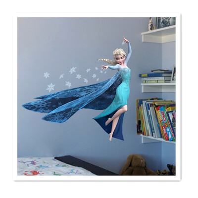 

2018 wall stickers home ice romance Aisha childrens room kindergarten home decoration painting PVC
