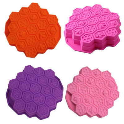 

Honeycomb Silicone Baking Mold Chocolate Cake Jelly Handmade Making Mold