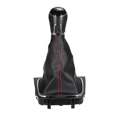 

6 Speed Gear Knob Shift Stick Gaiter Cover Replacement for VW Golf 5 6 110mm Hole Diameter