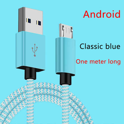 

Universal 1m Braided USB To Micro USB Charging Data Cable Cord Line For Android Phones