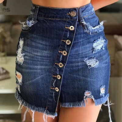 

Roseonmyhand Summer Plus Size Shorts Womens Denim Mini Skirt Womens Skirt